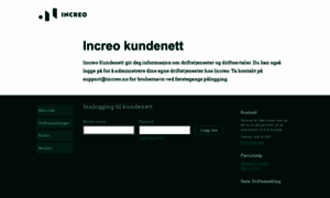 Kundenett.increo.no thumbnail