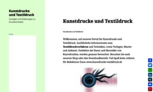 Kunstdrucke-textildruck.de thumbnail