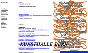 Kunsthalle-bern.li thumbnail