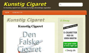 Kunstigcigaret.dk thumbnail