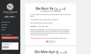 Kuranetimoloji.com thumbnail