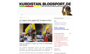 Kurdistan.blogsport.de thumbnail