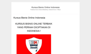 Kursusbisnisonlineindonesia.com thumbnail