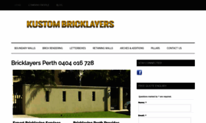 Kustombricklayersperth.com.au thumbnail