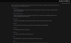 Kybernetikos.github.io thumbnail