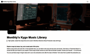 Kygo-library.monthly.com thumbnail