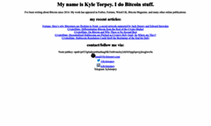 Kyletorpey.neocities.org thumbnail