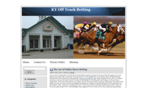 Kyofftrackbetting.com thumbnail