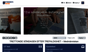Kyrkoaretstexter.se thumbnail