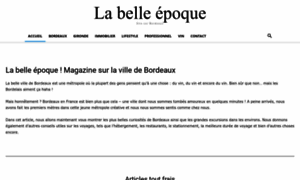 La-belle-epoque-bordeaux.fr thumbnail