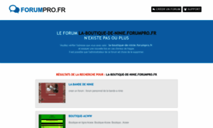 La-boutique-de-ninie.forumpro.fr thumbnail