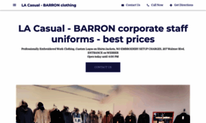 La-casual-barron-corporate-clothing.business.site thumbnail