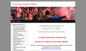 La-cgt-chez-carrefourmarket.com thumbnail