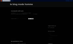 La-mode-homme.blogspot.fr thumbnail