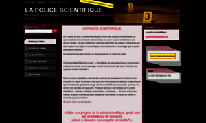 La-police-scientifique.webnode.fr thumbnail