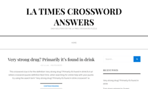 La-times-crossword-answers.com thumbnail