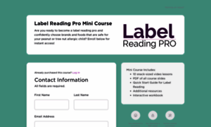 Label-reading-pro.teachery.co thumbnail