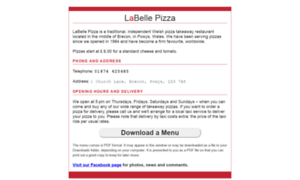 Labellepizza.co.uk thumbnail