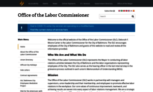 Labor-commissioner.baltimorecity.gov thumbnail