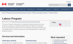 Labour.hrdc-drhc.gc.ca thumbnail