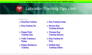 Labrador-training-tips.com thumbnail