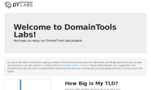 Labs.domaintools.com thumbnail