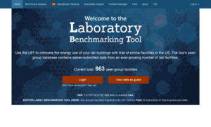 Labs21benchmarking.lbl.gov thumbnail