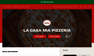 Lacasamiapizzeria.com thumbnail