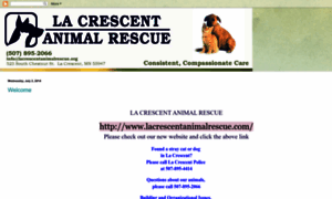 Lacrescentanimalrescue.blogspot.com thumbnail