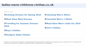 Ladies-mens-childrens-clothes.co.uk thumbnail
