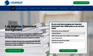 Ladocumentscanning.com thumbnail