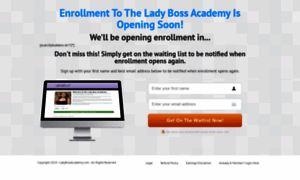 Ladybossacademy.com thumbnail