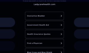 Ladycarehealth.com thumbnail