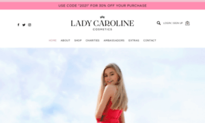 Ladycarolinecosmetics.com thumbnail