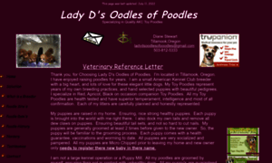 Ladydsoodlesofpoodles.com thumbnail