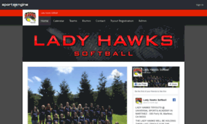 Ladyhawks-softball.com thumbnail