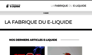 Lafabriquedueliquide.com thumbnail