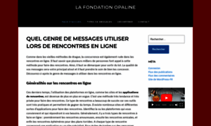 Lafondationopaline.org thumbnail