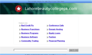 Lahorebeautycollegepk.com thumbnail