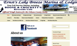 Lakebreezemarina.com thumbnail