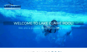 Lakeclairepool.com thumbnail