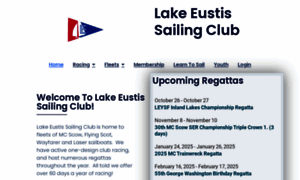 Lakeeustissailingclub.org thumbnail