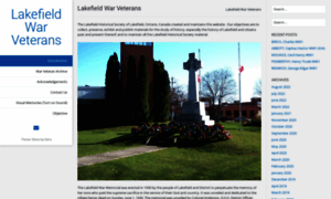 Lakefieldwarvets.ca thumbnail