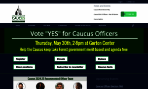 Lakeforestcaucus.com thumbnail