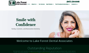 Lakeforestdentalassociates.com thumbnail