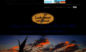 Lakefrontcabins.com thumbnail