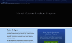 Lakefrontpropertiesofmaine.com thumbnail