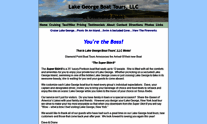 Lakegeorgeboattours.com thumbnail