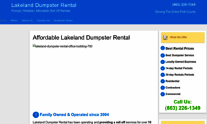 Lakelanddumpsterrental.net thumbnail