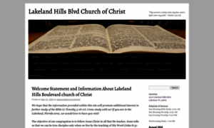 Lakelandhillschurchofchrist.com thumbnail